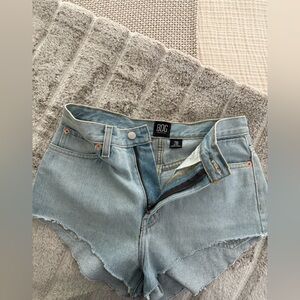 BDG Light Wash Denim Shorts